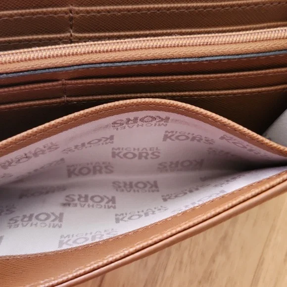 Michael Kors Brown Leather Wallet - Picture 14 of 16